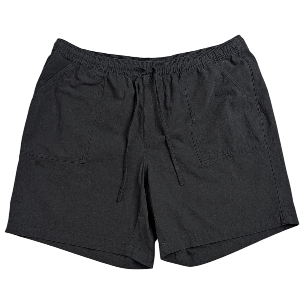 Style & Co Black Shorts Sz 2X Elastic Waist Pockets Drawstring 100% Cotton NWOT
